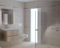 Cuarto de baño | Casa adosada de nueva construcción en venta en Costa Blanca Norte