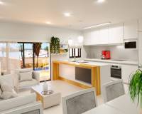 Living room-kitchen | New apartments near the sea for sale in Torrevieja