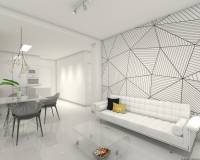 Lounge | Nieuwbouw appartement met zwembad te koop in Mil Palmeras - Orihuela Costa