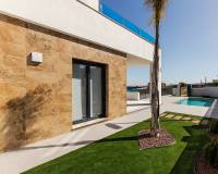 Tuin | Nieuwbouw villa met zwembad te koop in Bigastro