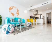 Wohnzimmer | Neubau von Reihenhäusern zum Verkauf in Villamartin - Alicante
