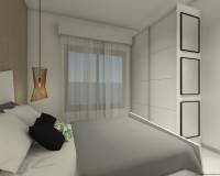Yatak Odası | Mil Palmeras Solaryum ile yeni inşa edilmiş daire