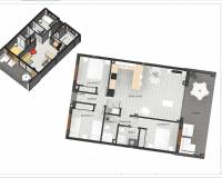 Yeni yapı - Apartman dairesi - Plaza 525