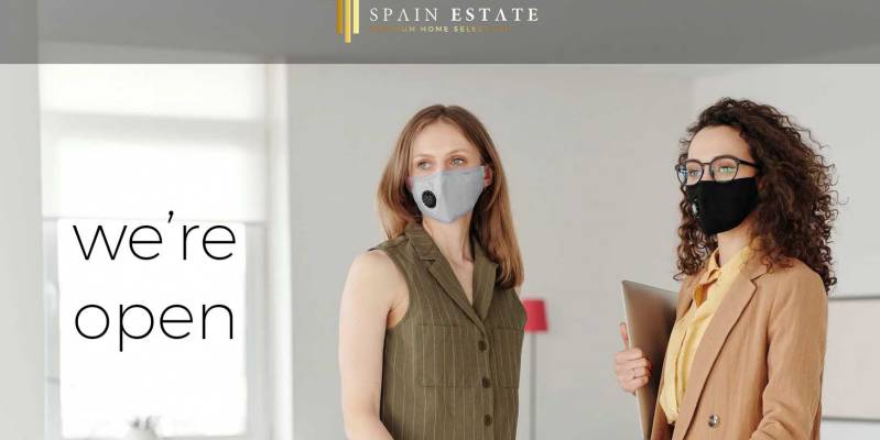 Spain Estate, pazartesi gününden itibaren randevu alarak ev satış ofislerini tekrar ziyarete açıyor.