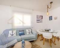 Apartment in Torrevieja, Playa de los Locos with sea views.  - Living Room.