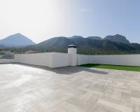 Azotea | Ático de obra nueva  con terraza en venta en Polop