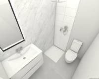 Badezimmer Kaufen Sie eine neu gebaute Wohnung in Orihuela Costa