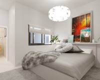 Bedroom | New build apartments with pool for sale in Playa del Cura