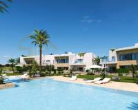 Bungalow in Pilar de la Horadada with communal pool and parking space - bungalows