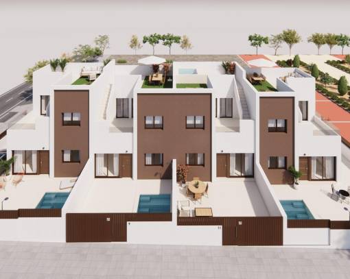 Casa Adosada - Nueva construcción  - Pilar de la Horadada - Zona Pueblo