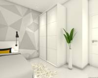Dormitorio | Apartamentos de obra nueva con solárium en venta en Orihuela Costa