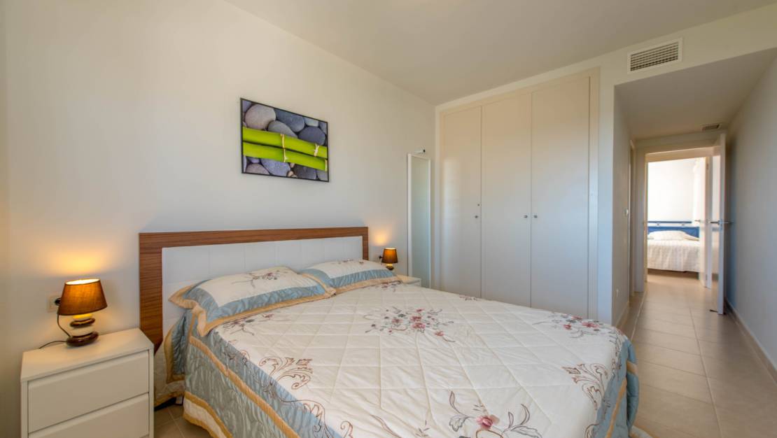 Dormitorio I | Apartamento en venta en Lomas de Campoamor cerca de campos de golf