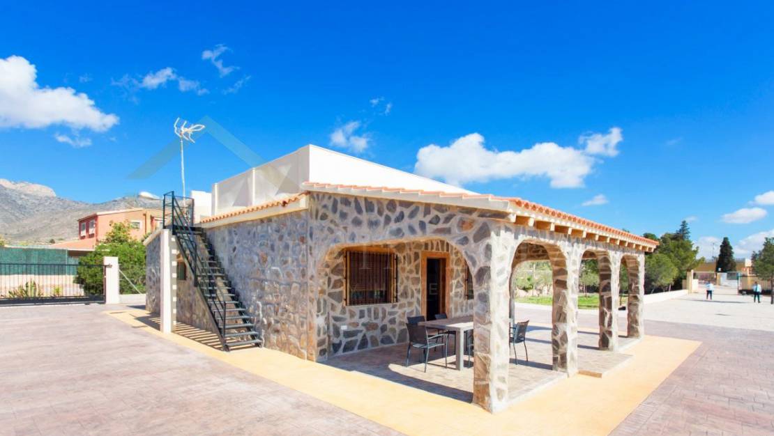 Exterior | Chalet moderno de segunda mano en Hondón de las Nieves - Alicante