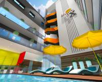 Gemeenschappelijk zwembad | Luxe appartement met zwembad in Torrevieja
