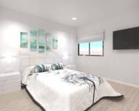 Helle Wohnung in Orihuela mit Terrasse - Schlafzimmer