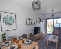 Lounge-dining room | New build apartment with pool in La Finca Golf