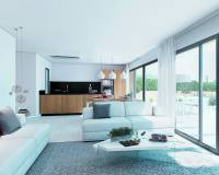 Lounge | Moderne luxe villa te koop in Finestrat Costa Blanca Noord