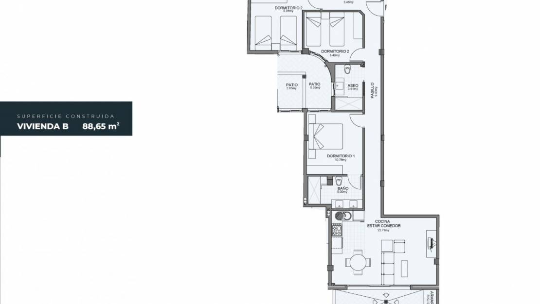 Nieuw gebouw - Apartment/Flat - Centro
