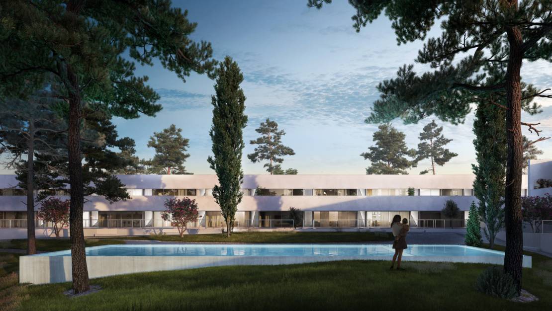 Nieuw gebouw - Rijtjeshuis - Torrevieja - Lago jardin