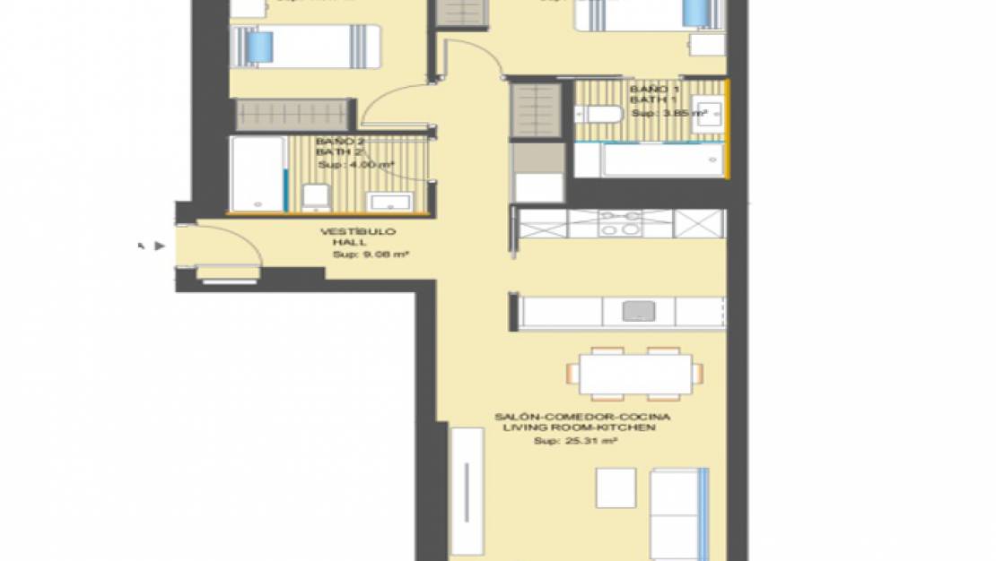 Nueva construcción  - Apartamento / Piso - Orihuela Costa - Campoamor