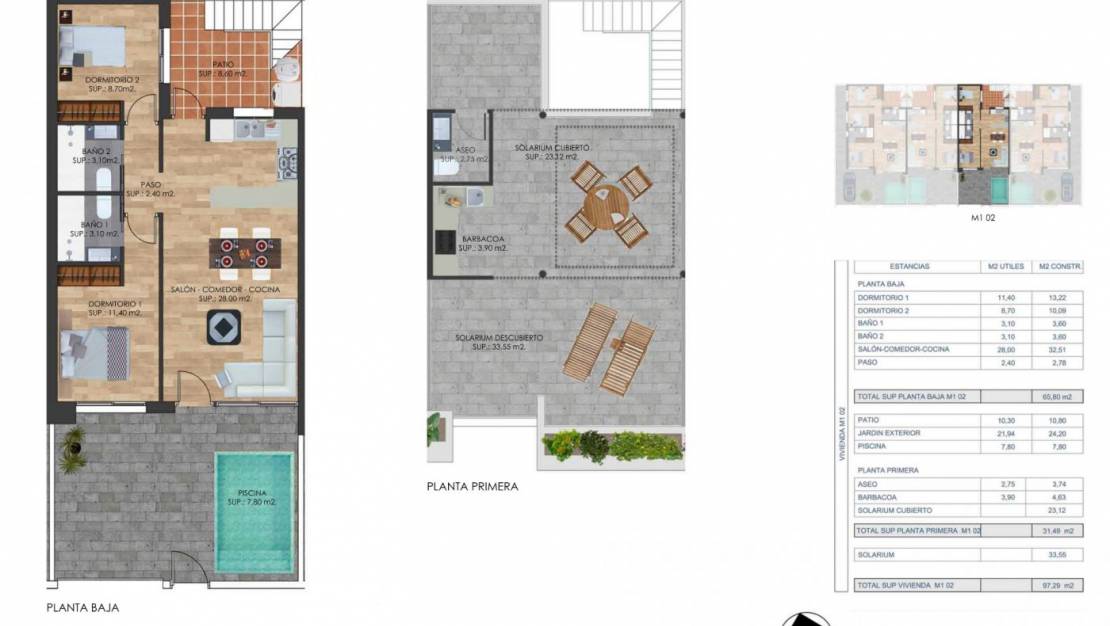 Nueva construcción  - Casa Adosada - Torre-Pacheco