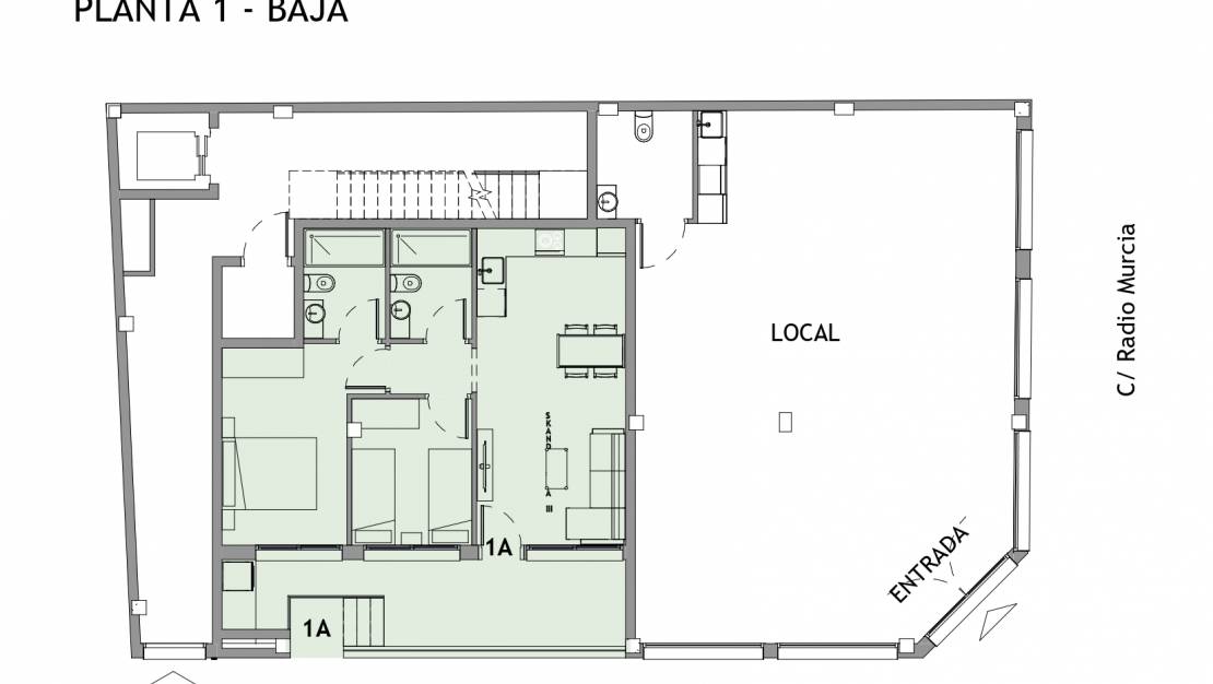Nybygg - Apartment/Flat - Torrevieja - Centro