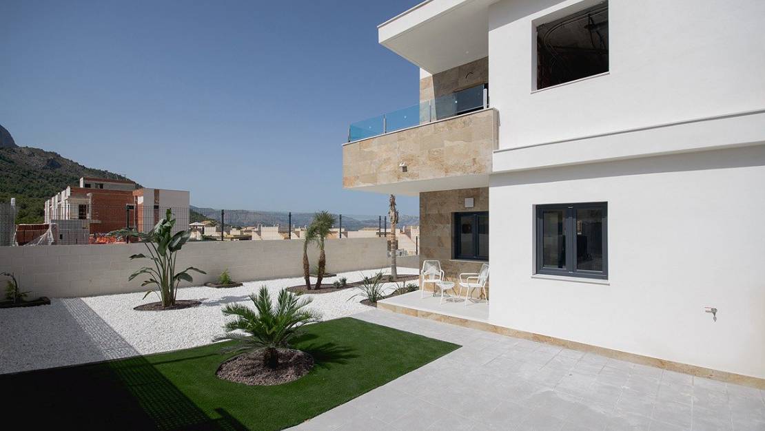 Property | New build apartment with sea views for sale in Polop