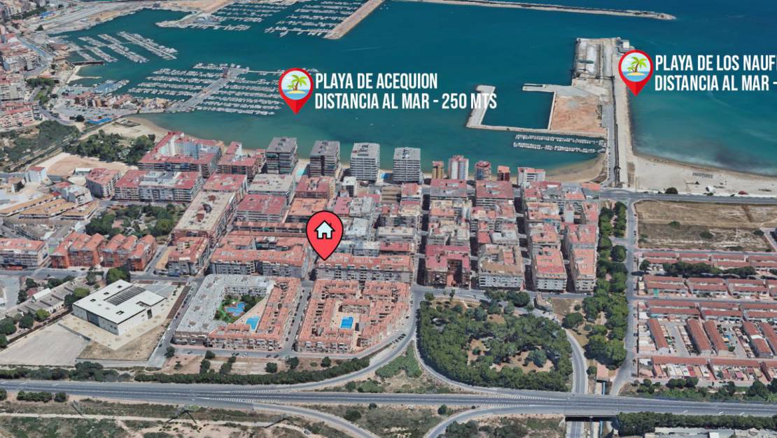 Resale - Apartment / Flat - Torrevieja - Playa Acequion