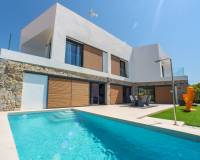 Swimming pool with garden | Luxury villa for sale in Finestrat - Benidorm