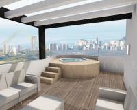 Terrasse mit Whirlpool | Luxusimmobilie zum Verkauf in Cala Finestrat