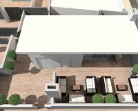 Terraza | Apartamentos de lujo con piscina en Torrevieja