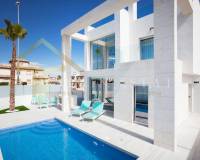 utendørs | Nybygget villa til salgs i Campoamor - Orihuela Costa