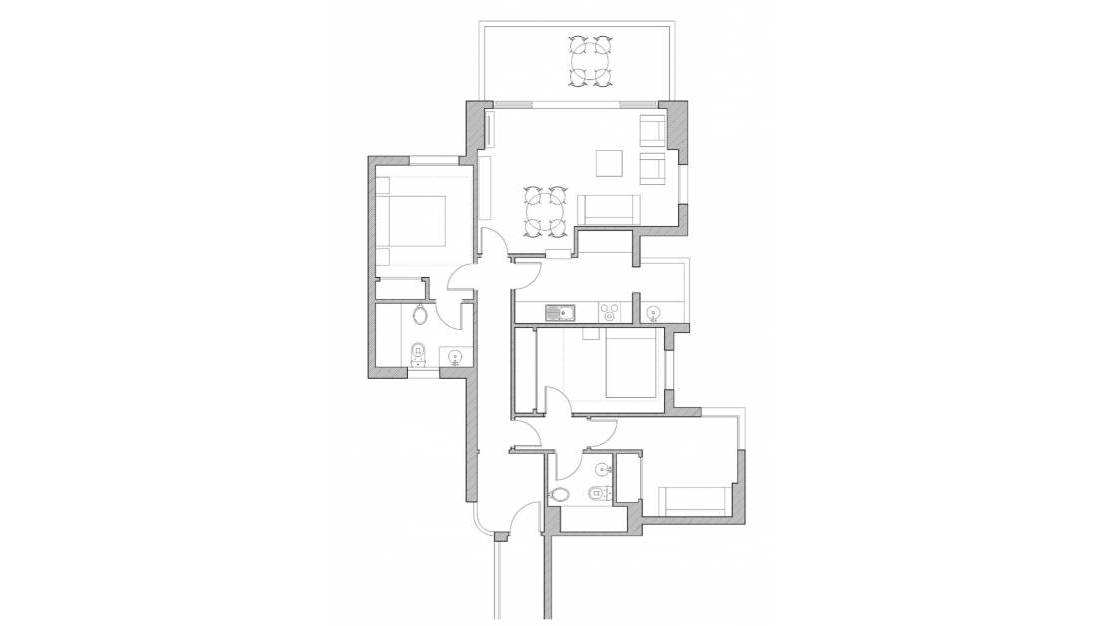 Uzun süre kiralama - Apartman dairesi - Guardamar del Segura